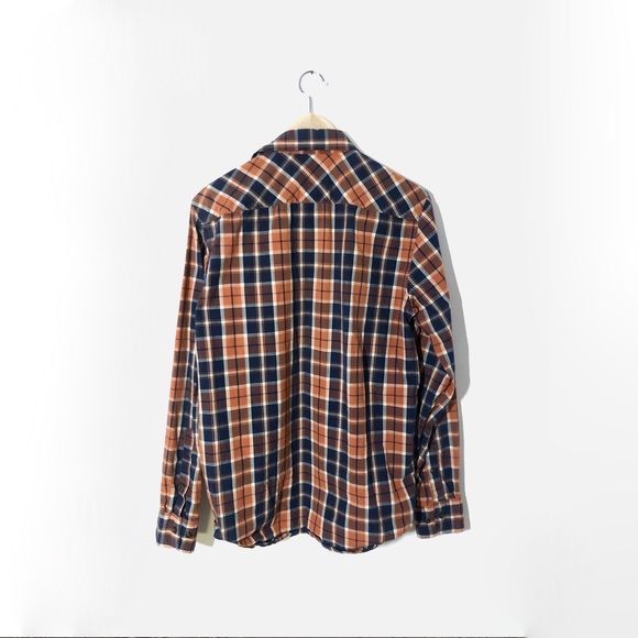 Beautiful Rustic Plaid Men’s Button Down Shirt MCS, Italian Brand. - Picture 3 of 4